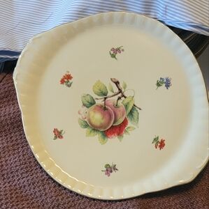 Vintage Formalities Decorative Platter Small with Fruits, Formalities Jewelry